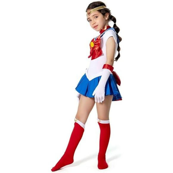 SAILOR MOON  Kid Outfit Size M Halloween - Picture 4 of 7